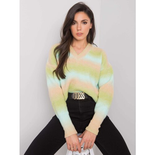 RUE PARIS Sweater-LC-SW-0022.20-light green Slike