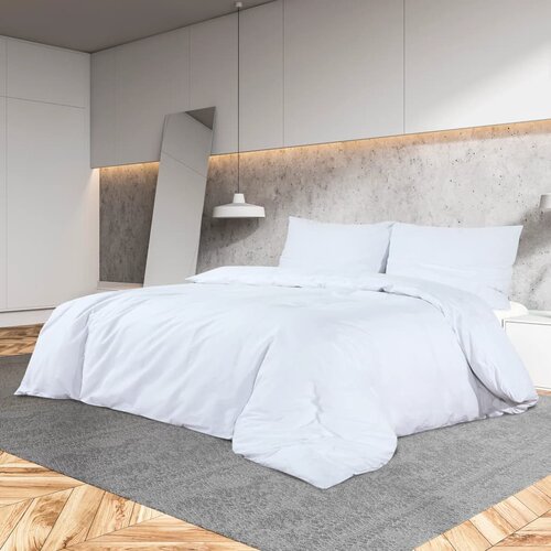  Set posteljine za poplun bijeli 155x220 cm lagana mikrovlakna Cijene