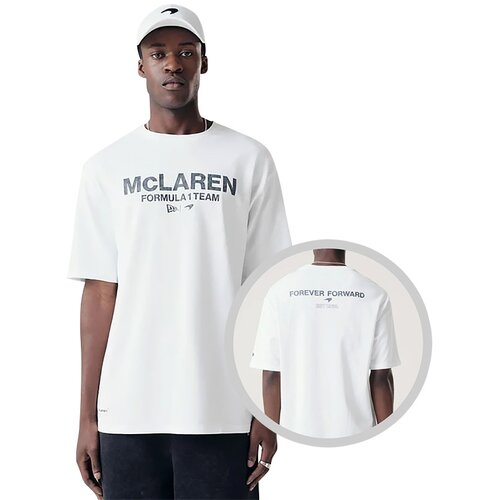 New Era McLaren Racing Washed Pack Black On White Oversized majica Cene