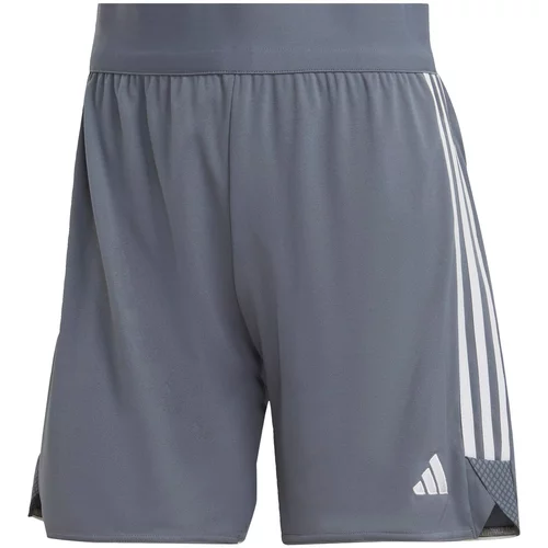 Adidas Sportske hlače 'Tiro 23 League' tamo siva / bijela