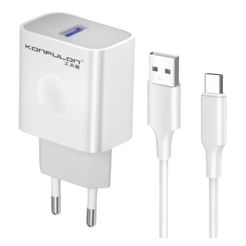 Konfulon C69C brzi kućni punjač 20W + DL49 Type C QC3,0 Slike