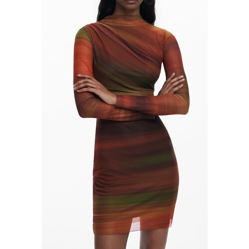 Desigual WOMEN&amp;amp;#39;S SHORT DRESS ORANGE Slike