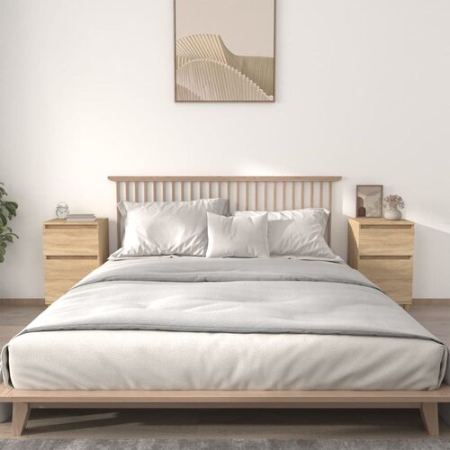  Nočna omarica 2 kosa sonoma hrast 40x35x70 cm Cene