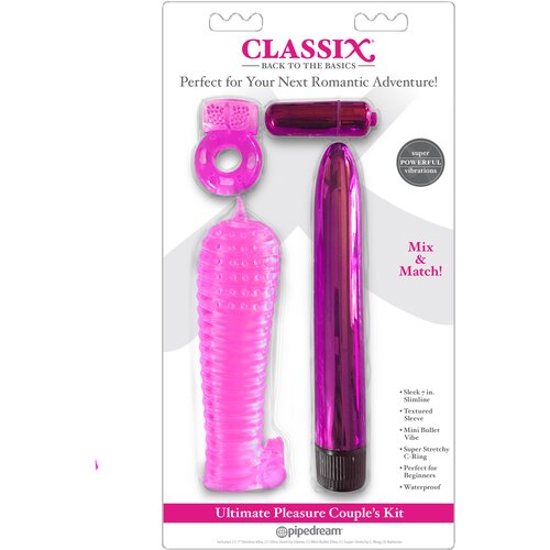 Pipedream Classix Ultimate Pleasure Couples Kit Pink Slike