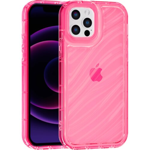 Apple aurora wave maska za iphone 12/12 pro - crvena Cene