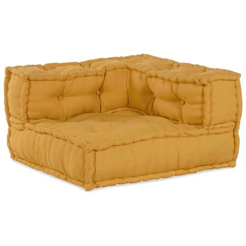  Modularni kavč 3 pcs Rumena 70 x 70 x 56 cm blago Slike
