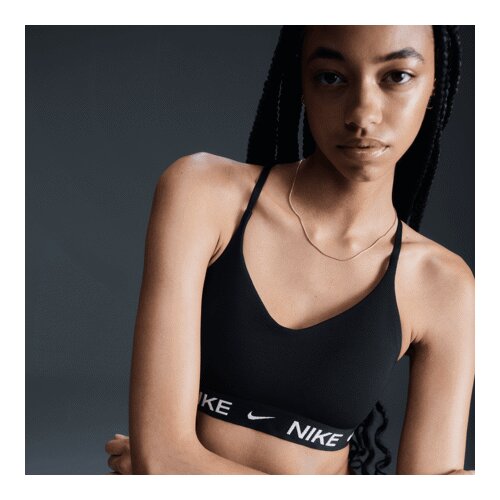 Nike Indy Light Support Women's Bra, Black/White - S, (21576298) Cene