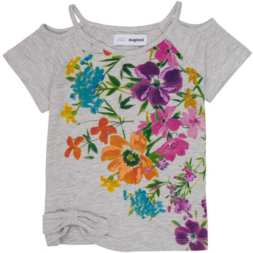 Desigual Majice s kratkimi rokavi EDIMBURGO Siva Slike