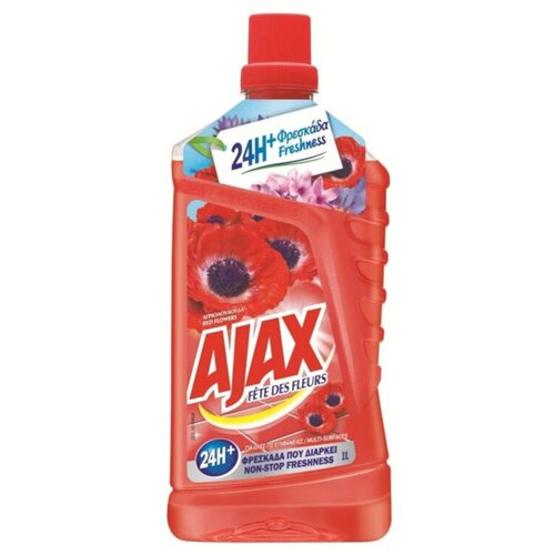 Ajax tečnost za podove Red Flowers, 1l Cene