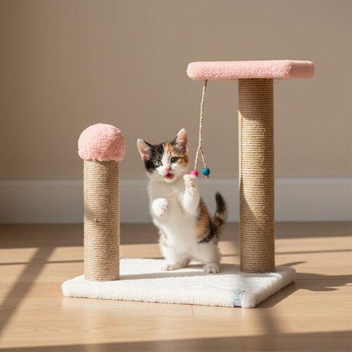 Paws & Whiskers grebalica za mačke else, roze Cene