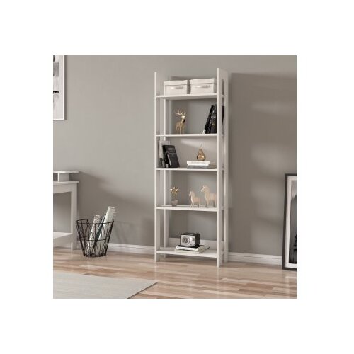 Hanah home Bookshelf Country, 64x180x30 cm, Bijela Cene