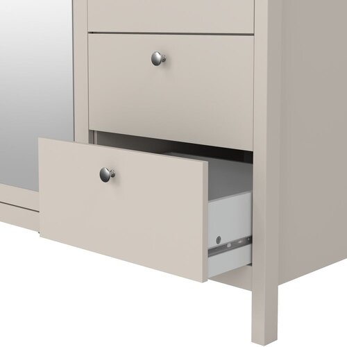 Tvilum Sivo-bež ormar s ogledalom 150x199x58 cm Madrid &amp;ndash; Slike