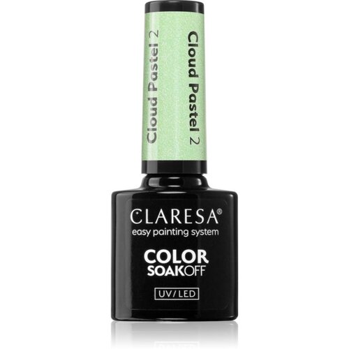 Claresa SoakOff UV/LED Color Cloud Pastel gel lak za nohte z uporabo UV/LED lučke odtenek 2 5 g Slike