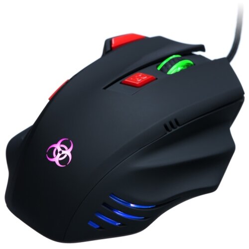 Connect IT CI-191 - LED žičani gejmerski mi&amp;scaron; 800/1600/2400/3200 DPI crna Slike