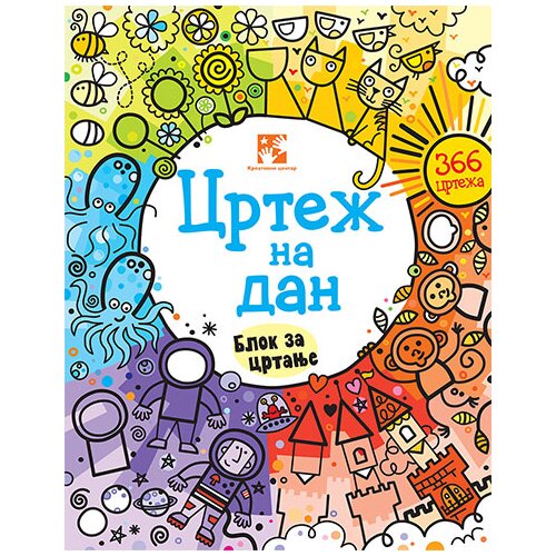 Kreativni Centar Crtež na dan: blok za crtanje Slike