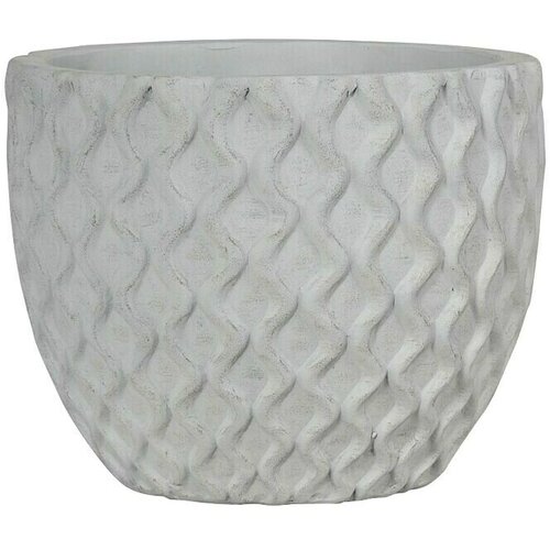  Okrugla tegla za cvijeće (Vanjska dimenzija (ø x V): 53 x 43 cm, prirodni materijali, Sive boje) Cijene