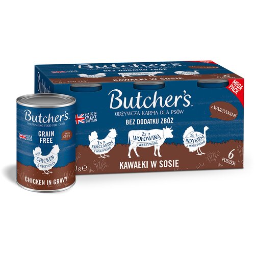  Ekonomično pakiranje Butcher's Original bez žitarica za pse 12 x 400 g - Mješovito pakiranje (3 vrste) Cene