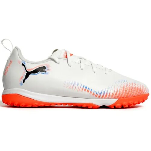 Puma Patike za fudbal za dečake Future 8 Play Tt + Mid Jr, Bele Cene