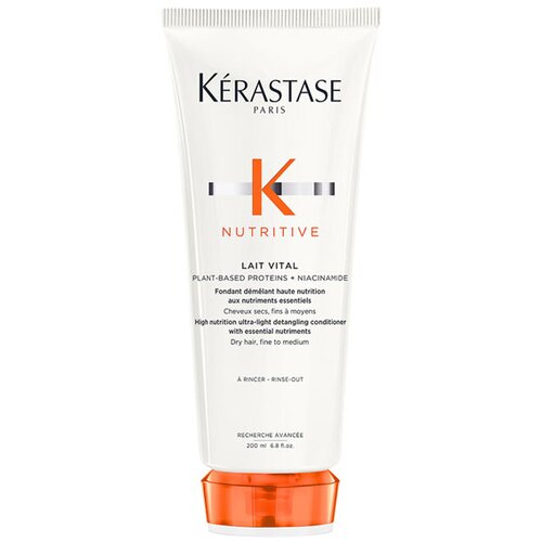 K&amp;eacute;rastase Nutritive Lait Vital dubinski regenerator za obnavljanje za suhu kosu 200 ml Slike