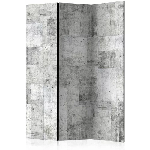 Paravan u 3 dijela - Concrete: Grey City [Room Dividers] 135x172