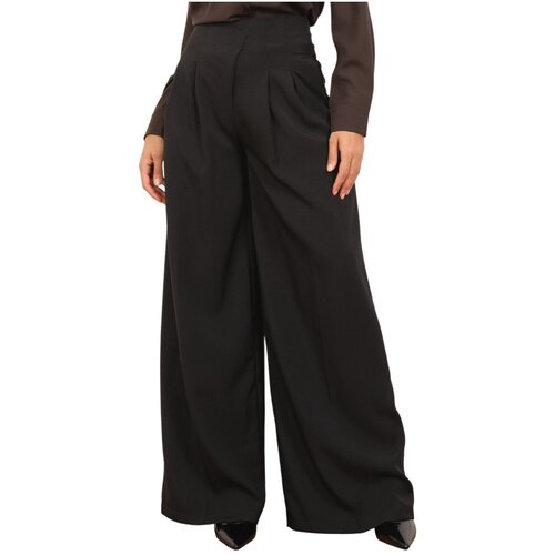 La Modeuse Lahkotne hlače & Harem hlače 76594_P181448 Črna Cene