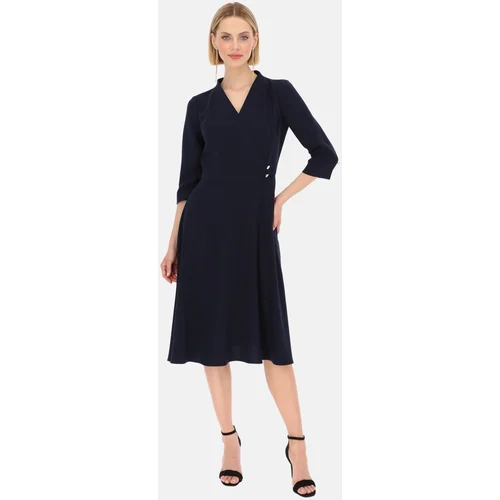 Potis & Verso Woman's Dress Harmoni Navy Blue