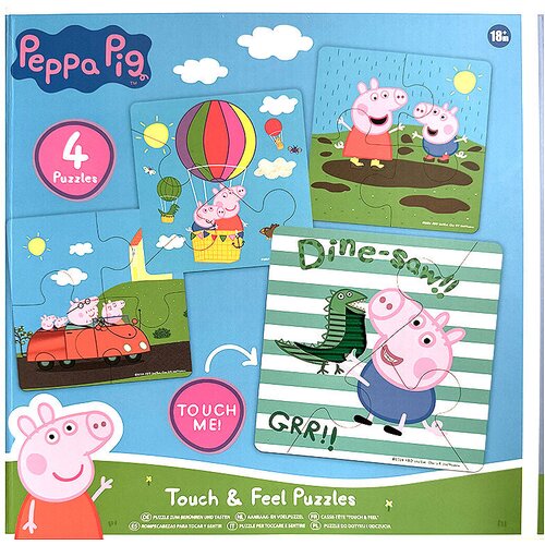  Senzorne puzzle Peppa Pig &amp;ndash; 4 slagalice za djecu 18+ mjeseci Slike