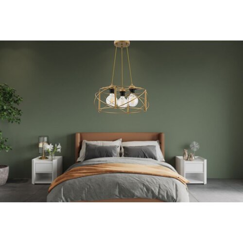 Opviq Dratkruh - Gold Gold Chandelier Slike