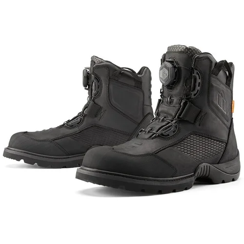 ICON - Motorcycle Gear Stormhawk WP Boots Black 43,5 Motociklističke čizme