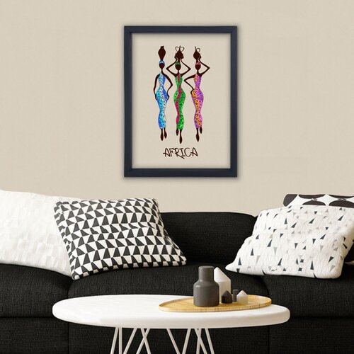Wallity CAM161149823 multicolor decorative framed painting Cene