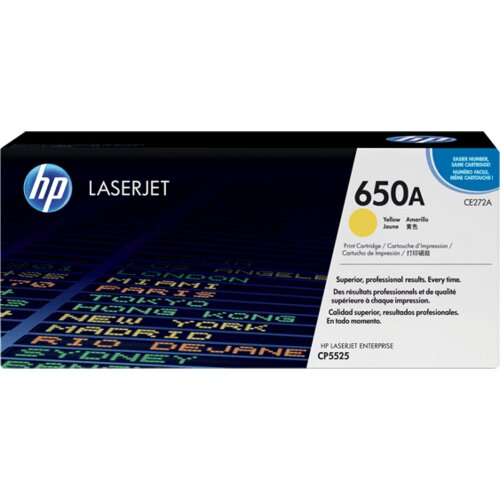 HP Toner CE272A 650A (rumena), original Slike