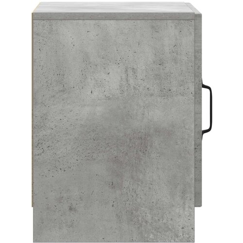  Noćni ormar 2 pcs Betonska siva 43 x 34,5 x 47 cm Slike