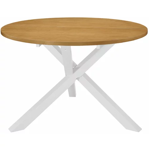  Blagovaonski stol bijeli 120 x 75 cm MDF