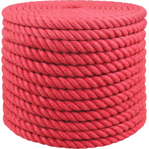  Uže od jute 24 mm Crvena 100% Juta Tossa Slike