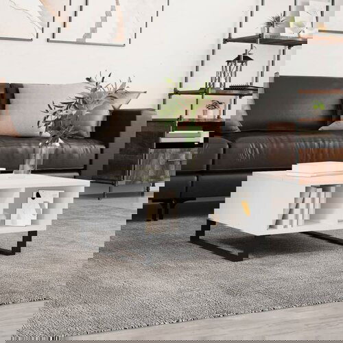 VidaXL Stolić za kavu bijeli 60 x 60 x 30 cm od konstruiranog drva Slike