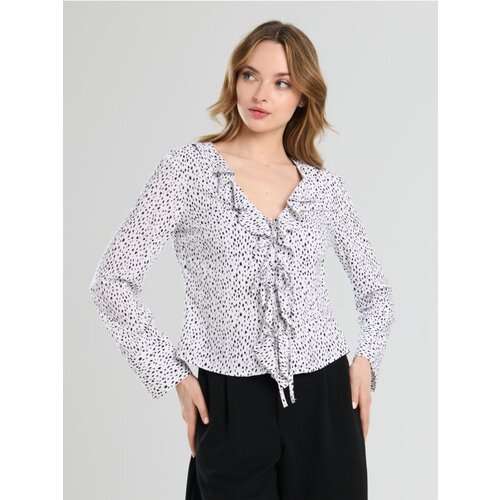 Sinsay Viskozna košulja-bluza s volanima Cijene