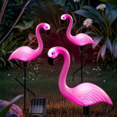  Solarna ba&scaron;tenska lampa "flamingo" - 3 kom. 13489-11422 Cene
