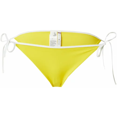 Tommy Hilfiger Underwear Bikini donji dio 'CHEEKY' limeta zelena / bijela
