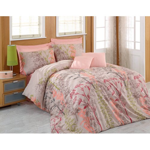 Lessentiel Maison set posteljine Urla, 160x220cm, roze Cene