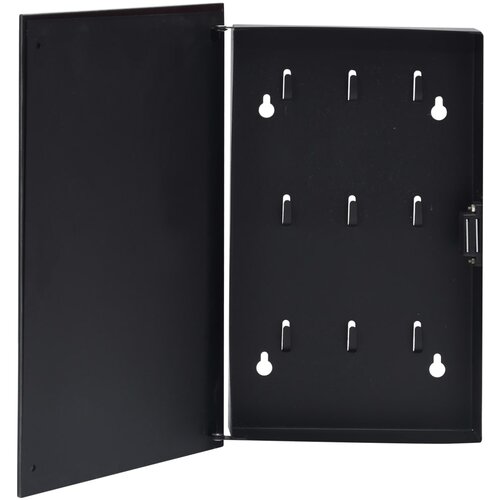 vidaXL Omarica za ključe z magnetno tablo črna 30x20x5,5 cm Cene