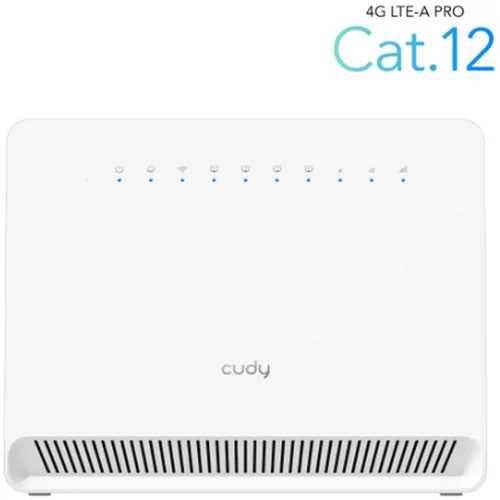 Cudy lt15v 4g lte cat 12 ax3000 gigabit + volte/voip dual band brezžični wifi6 usmerjevalnik / router