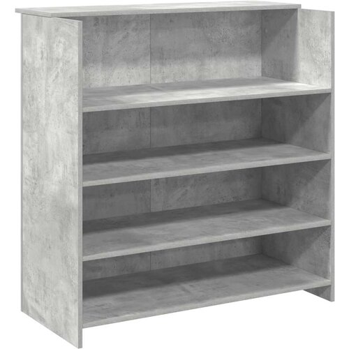 Maison Chic sprejemna miza - računalniška miza - pisarniška miza betonsko siva 100x50x103,5 cm inženirski les, (21785675) Cene
