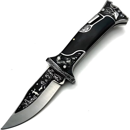  Zunanji zložljivi nož KB3188 - Črn / 2. Kvaliteta KP42103 Slike