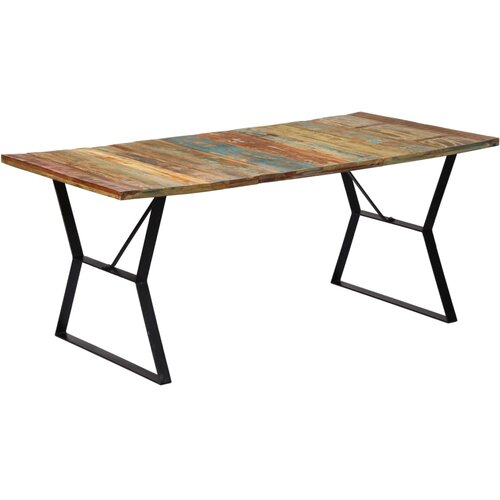 The Living Store Jedilna miza 180x90x76 cm trden predelan les - Jedilna Miza, (21503937) Cene