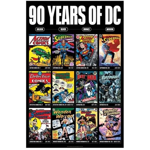 DC Comics art print 90 godina DC-ja, A3 Cene