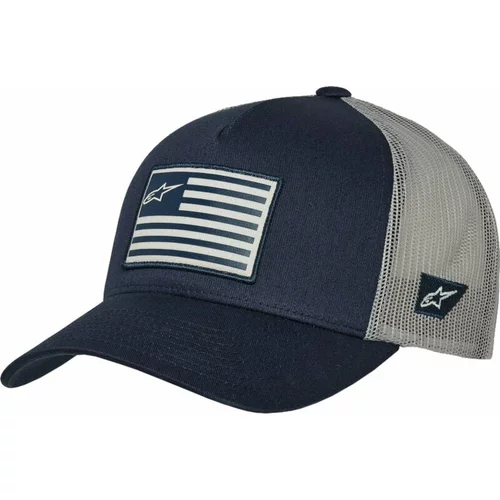 Alpinestars Flag Snap Hat Navy/Grey UNI Kapa