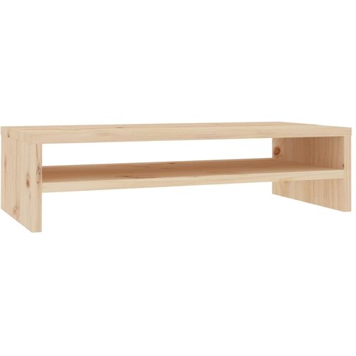  Stalak za monitor 50 x 24 x 13 cm od masivne borovine Slike