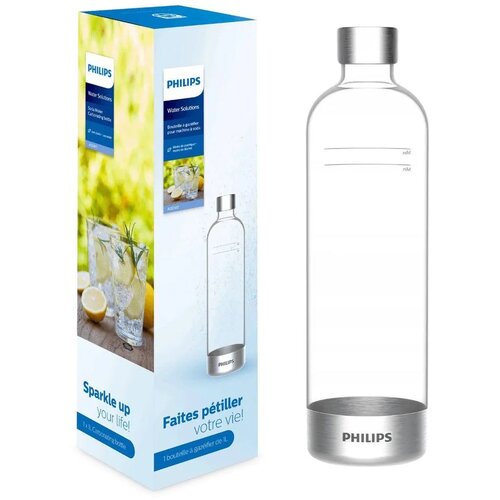 Philips ADD912/10 steklenica za pijačo Dnevna uporaba 1000 ml Polietilentereftalat (PET), Nerjaveče jeklo Nerjaveče jeklo, Prozorno Cene