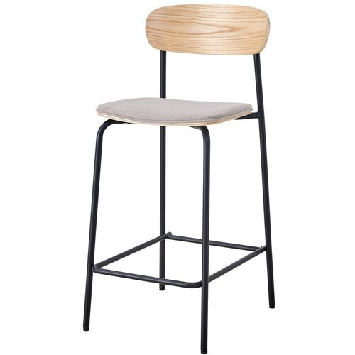 Marckeric Crne/sive barske stolice u setu 2 kom (visine sjedala 66 cm) Adriana &amp;ndash; Slike
