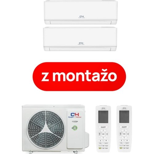 Cooper&amp;amp;Hunter klimatska naprava z montažo Vital Plus U18RK2-NG / 2x S09FTXF6, 5.3 kW Slike
